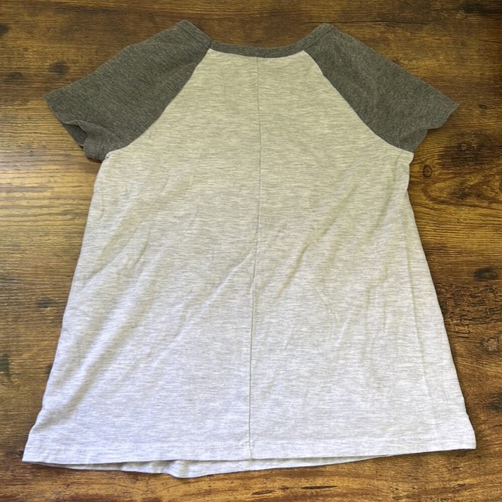 5 for $20 Justice Active Heathered Gray Sequin Dog Graphic Short Sleeve Tee - Picture 2 of 8